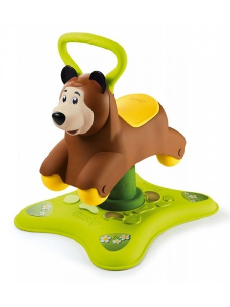 Гойдалка-качачка 2в1 Мотоцикліст Тедді 