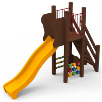 Гірка для дитячого майданчика Ослик 1.2 м.