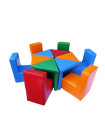 Набір ігрових м'яких меблів Квітка кольорова