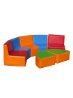 Набір ігрових м'яких меблів Куточок