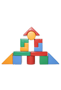 Конструктор из мягких блоков Строитель-6