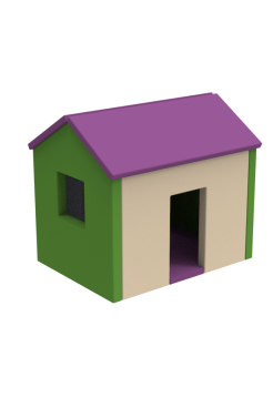 Домик мягкий модульный