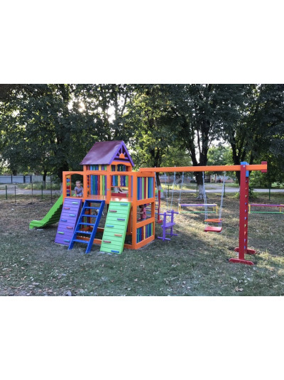 Детская деревянная площадка Пинокио