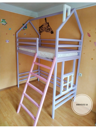Ліжко-будиночок горище 160 х 80 см