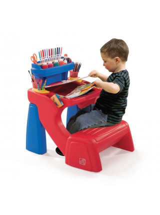 Дитячий стіл для творчості з лавою