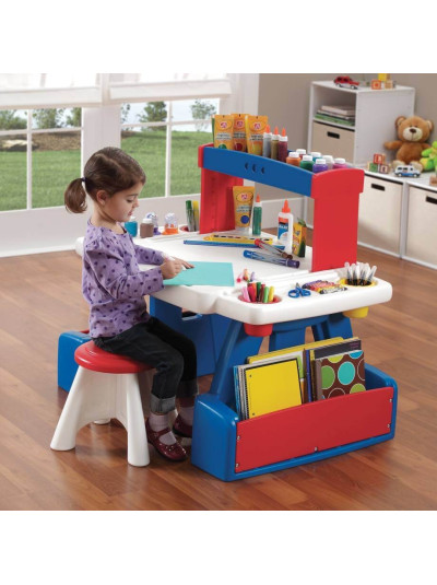 Пластикова дитяча парта Творчий проект зі стільчиком