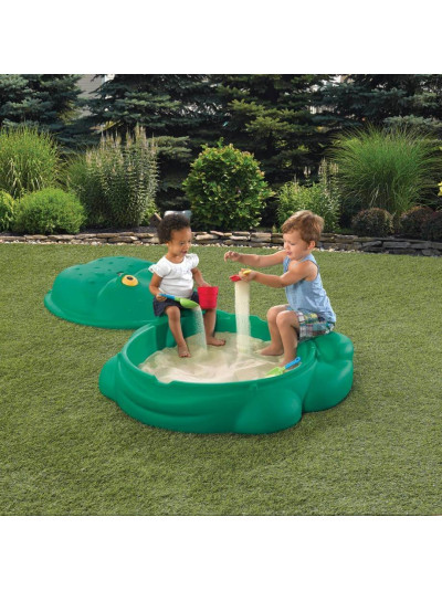 Пластикова пісочниця з кришкою Жабеня Step-2 (США)