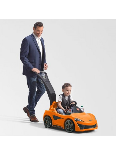 Машинка з ручкою для дітей MCLAREN 570S