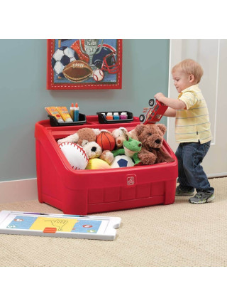 Ящик для іграшок з дошкою для творчості 