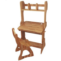 Комплект парта, стілець, полиця 60 см