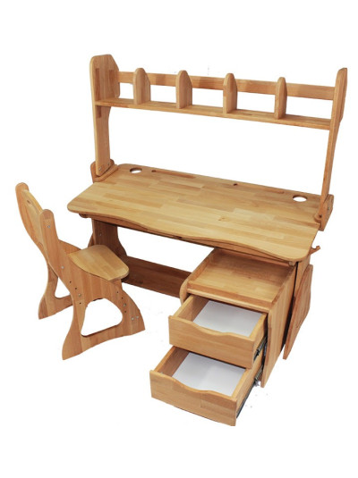 Комплект парта, стілець, полиця, тумба 120 см