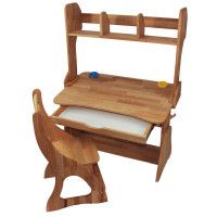 Комплект парта, стілець, полиця 90 см