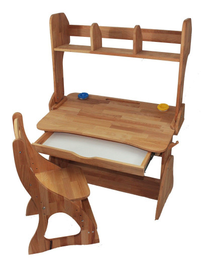 Комплект парта, стілець, полиця 90 см