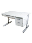 Парта-трансформер з тумбою Эргономик МДФ біла 