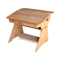  Парта дерев'яна з полицею Піноккіо