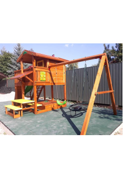 Деревянная игровая площадка Spielplatz-4
