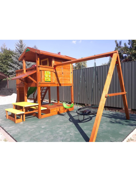 Дерев'яний майданчик Spielplatz-4 Дерев'яний майданчик Spielplatz-4