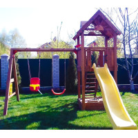 Деревянная игровая площадка Spielplatz-12