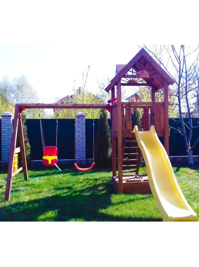 Деревянная игровая площадка Spielplatz-12