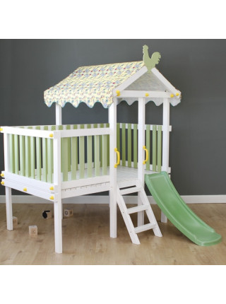 Будиночок ліжко з гіркою