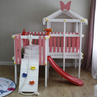 Будиночок ліжко з ігровим комплексом