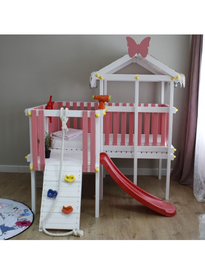 Будиночок ліжко з ігровим комплексом