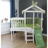 Будиночок ліжко з гіркою