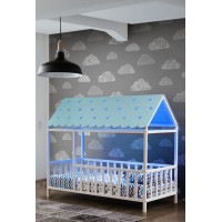 Ліжко будиночок 190 * 80 см Моє бажання Ясен