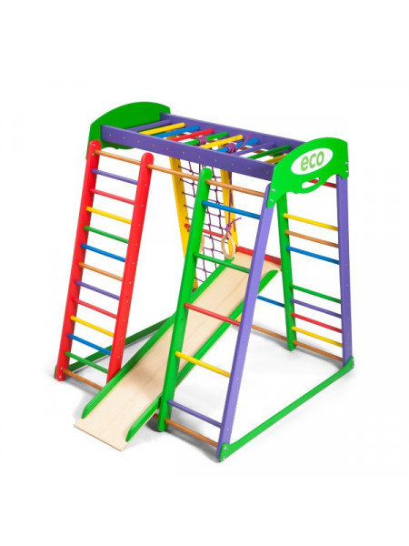 Дитячий спортивно-ігровий комплекс для дому Акварелька mini 150см Дитячий спортивно-ігровий комплекс для дому Акварелька mini 150см