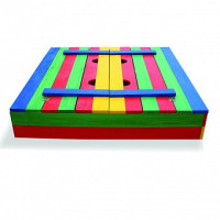 Песочница-трансформер цветная 145 см