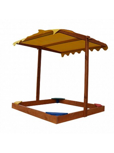 Дитяча пісочниця із дахом