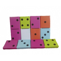Набір м'яких модулів-матів Доміно кольорові