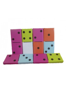 Набір м'яких модулів-матів Доміно кольорові