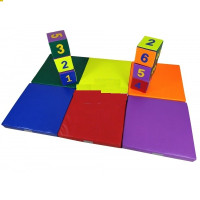 Набор кубики с цифрами + коврики 