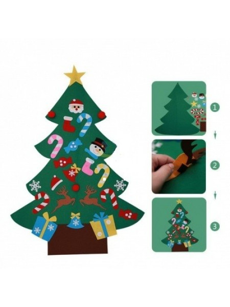 М'яке панно настінне дидактичний Ялинка