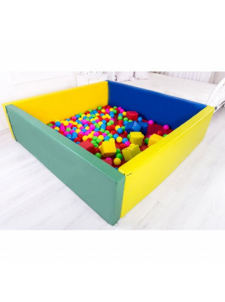 Сухий басейн з матом прямокутник Сухий басейн з матом прямокутник