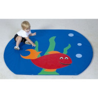 Дитячий м'який килимок Акваріум