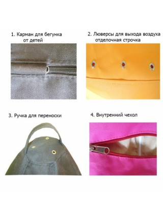 Крісло-мішок Смішарики Крош Крісло-мішок Смішарики Крош