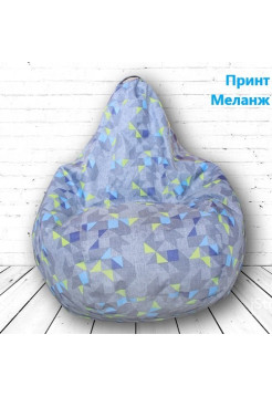 Мягкое кресло мешок Oxford Print