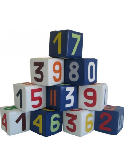 Набір м'яких кубиків Цифри