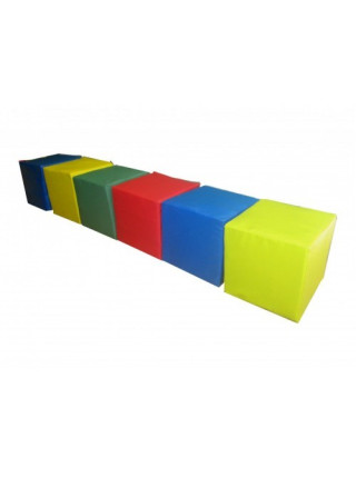 М'які модульні кубики Кольорові М'які модульні кубики Кольорові