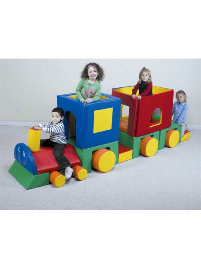 М'який модульний конструктор Потяг