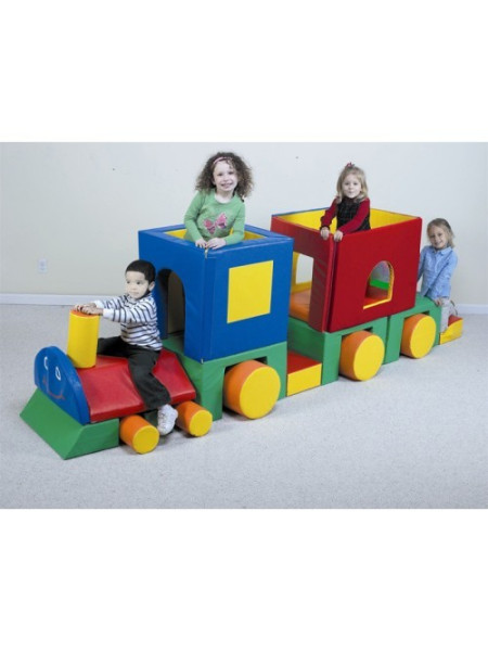 М'який модульний конструктор Потяг М'який модульний конструктор Потяг