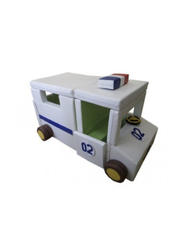 Конструктор-трансформер модульный Машина полицейская