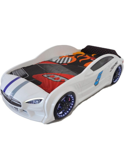 Ліжко-машинка GT Біла Туреччина 80х160 см