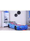 Ліжко машинка BMW синє