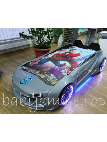 Дитяче ліжко машина Jaguar сірий металік Дитяче ліжко машина Jaguar сірий металік