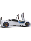 Ліжко машинка  Lamborghini біла