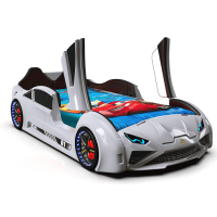 Ліжко машинка  Lamborghini біла