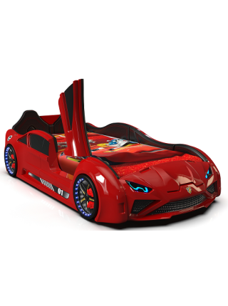 Ліжко машинка  Lamborghini червона